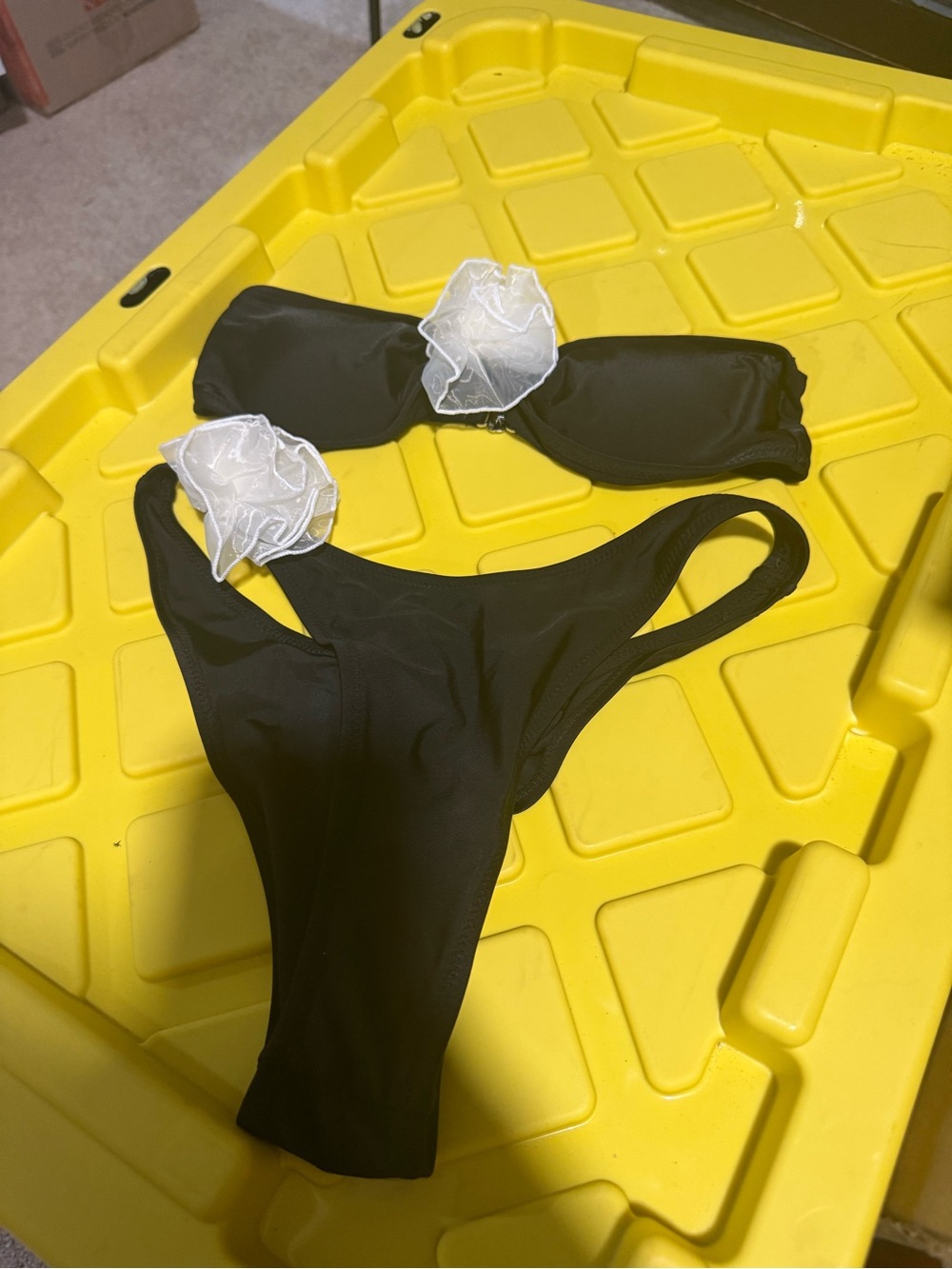 Two piece black small